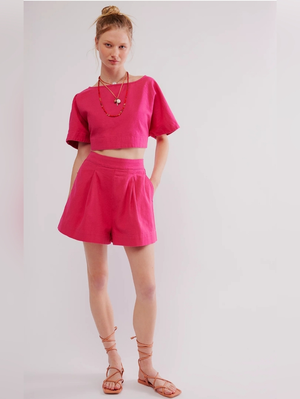 Free People Lillian Co-Ord Cotton 2 Piece Set